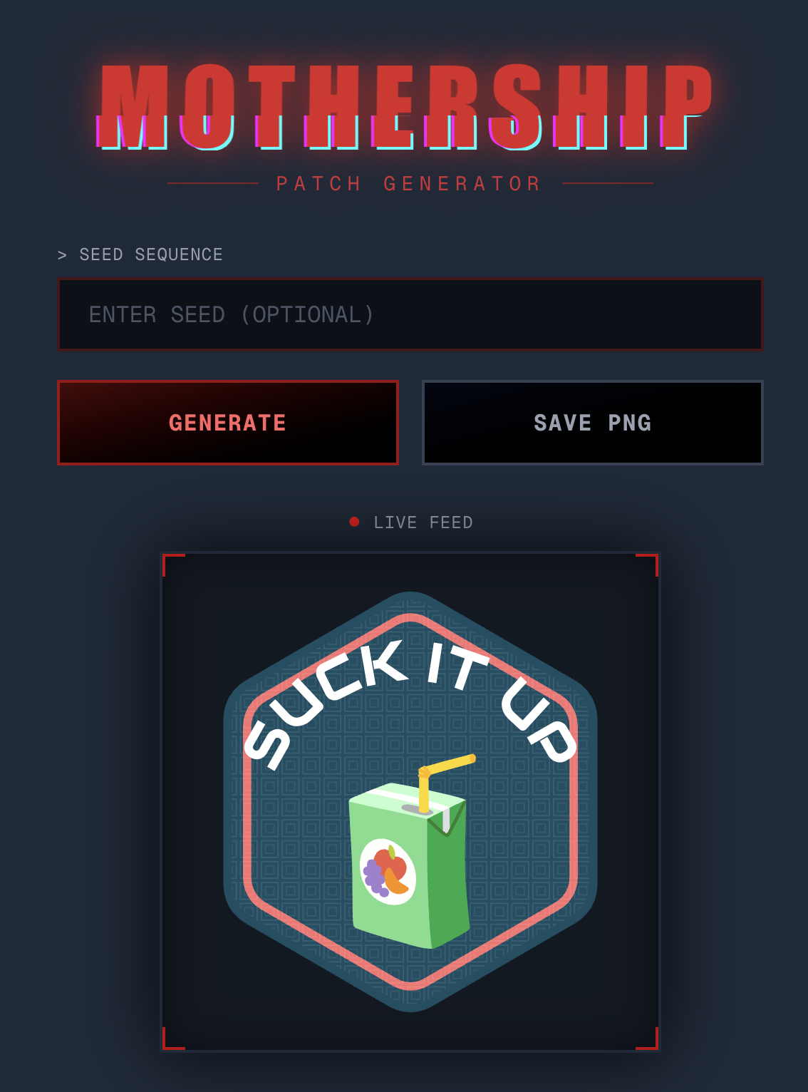 Mothership Patch Generator